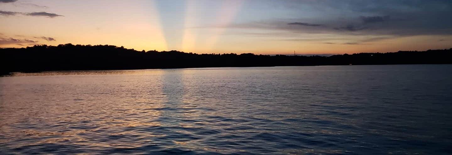 Sunset over Lake Lanier