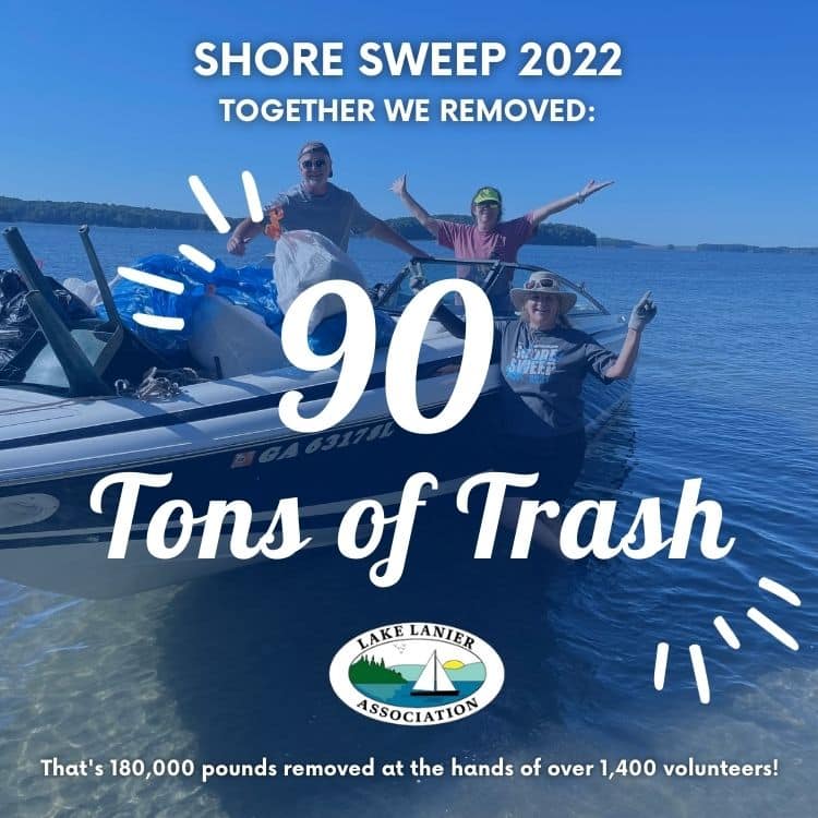 Shore Sweep Lake Lanier Association Clean, Full, Safe