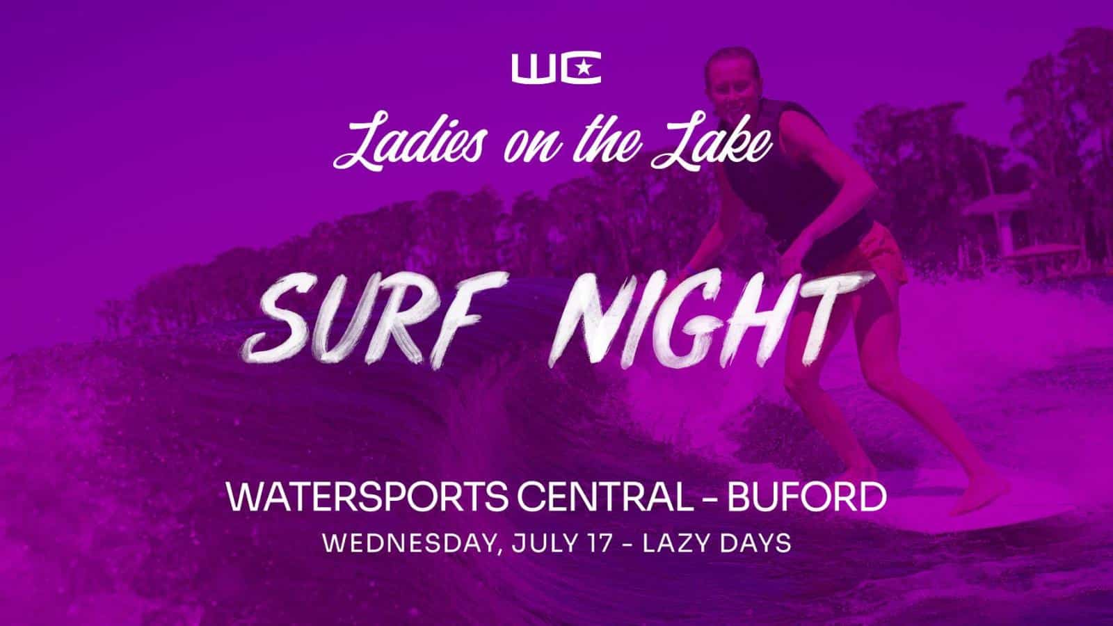 Ladies on the Lake Surf Night