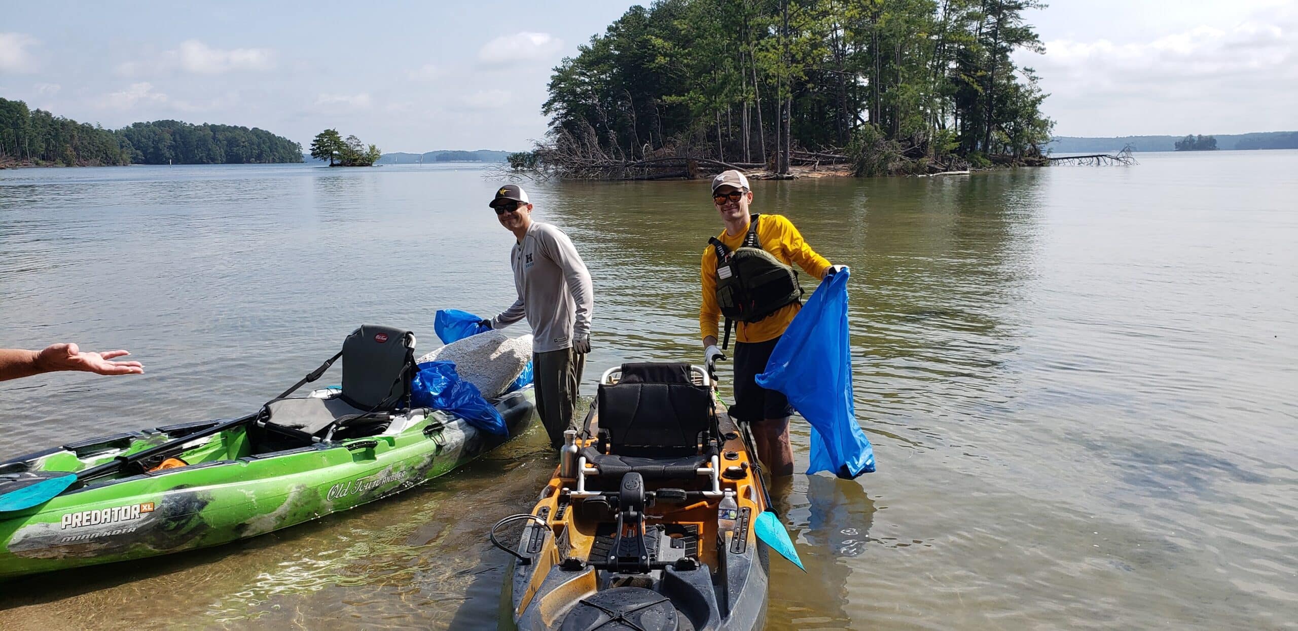 Kayak Clean Up Lake Lanier